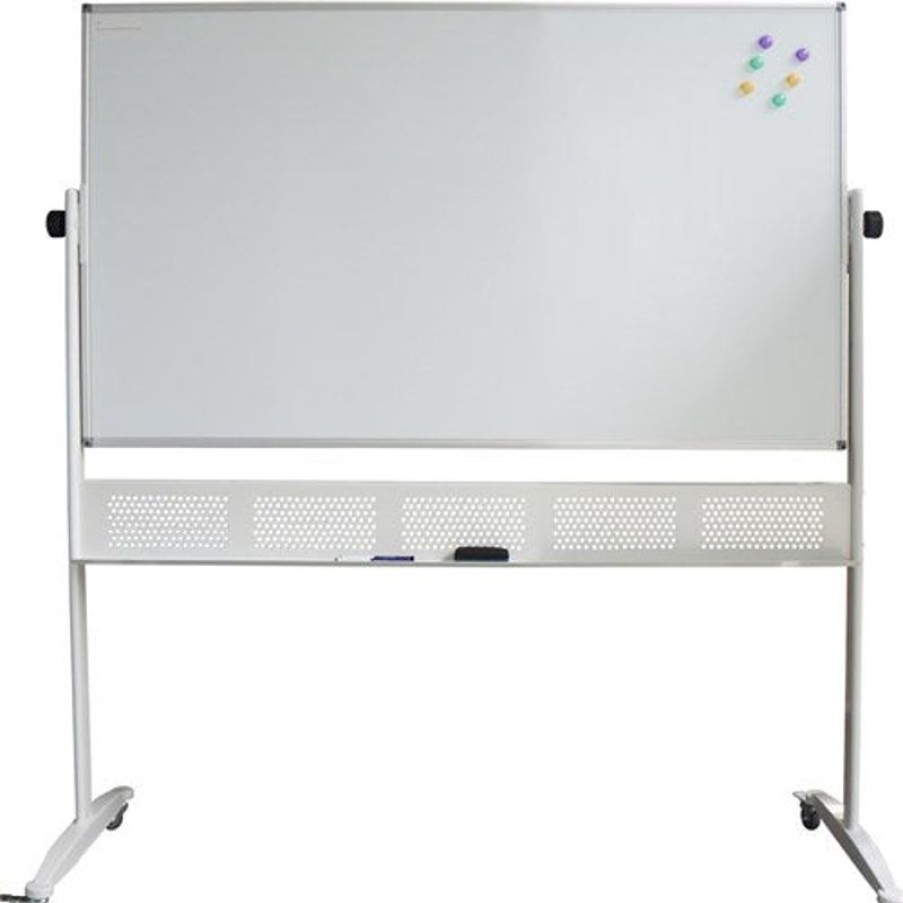 Whiteboards & Memo Boards | RapidLine Rapidline Standard Mobile Whiteboard 1500W X 900Mmhaluminium Frame