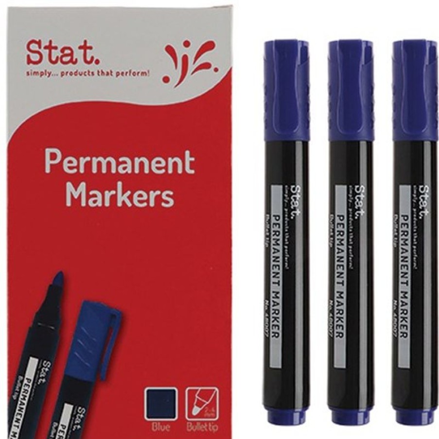 Markers & Highlighters | Stat Stat Permanent Marker Bullet 2.0Mm Blue