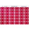 Telephones & Accessories | Avery Avery Numeric Coding Label 1 Side Tab 25X38Mm Magenta Pack Of 180