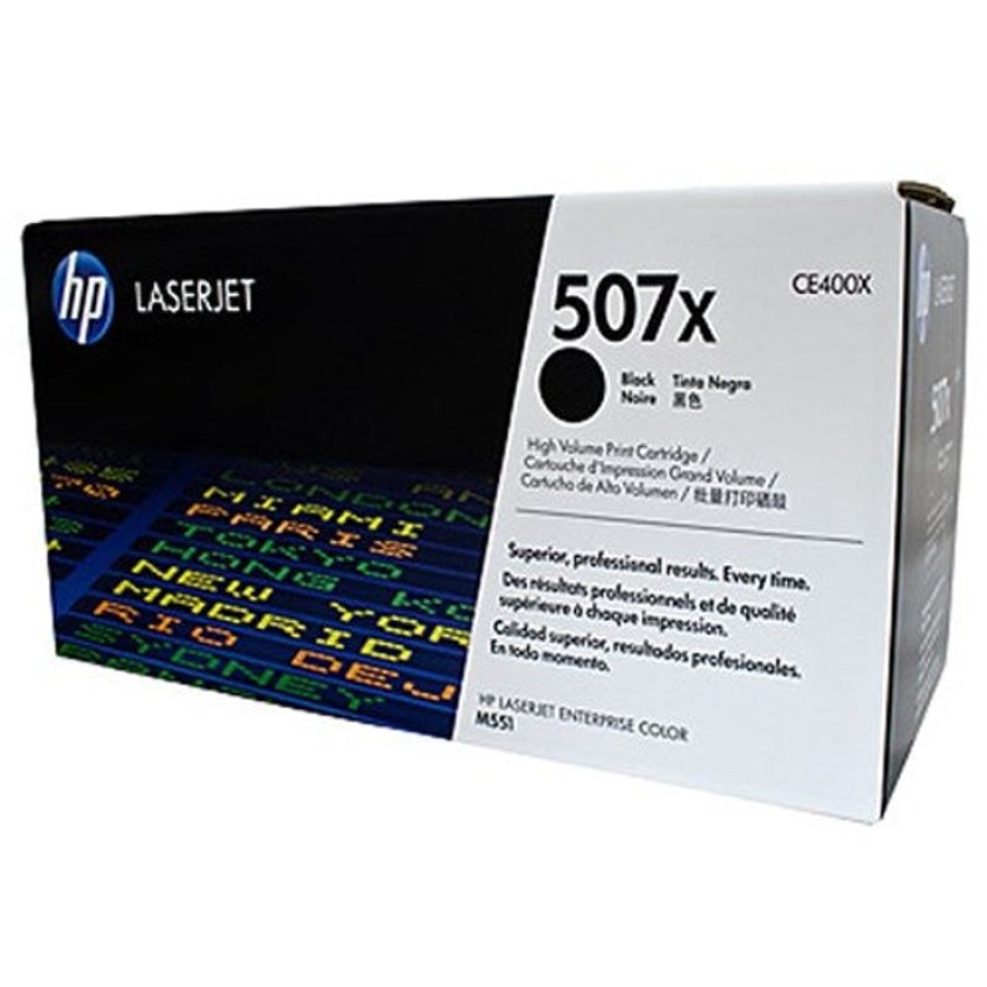 Toner | HP Hp 507X Laserjet Toner Cartridge High Yield Black Ce400X