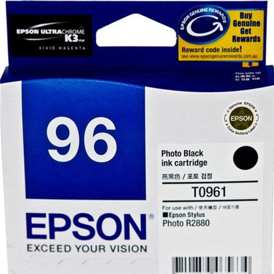 Inkjets | Epson Epson C13T096190 - T0961 Ink Cartridge Photo Black