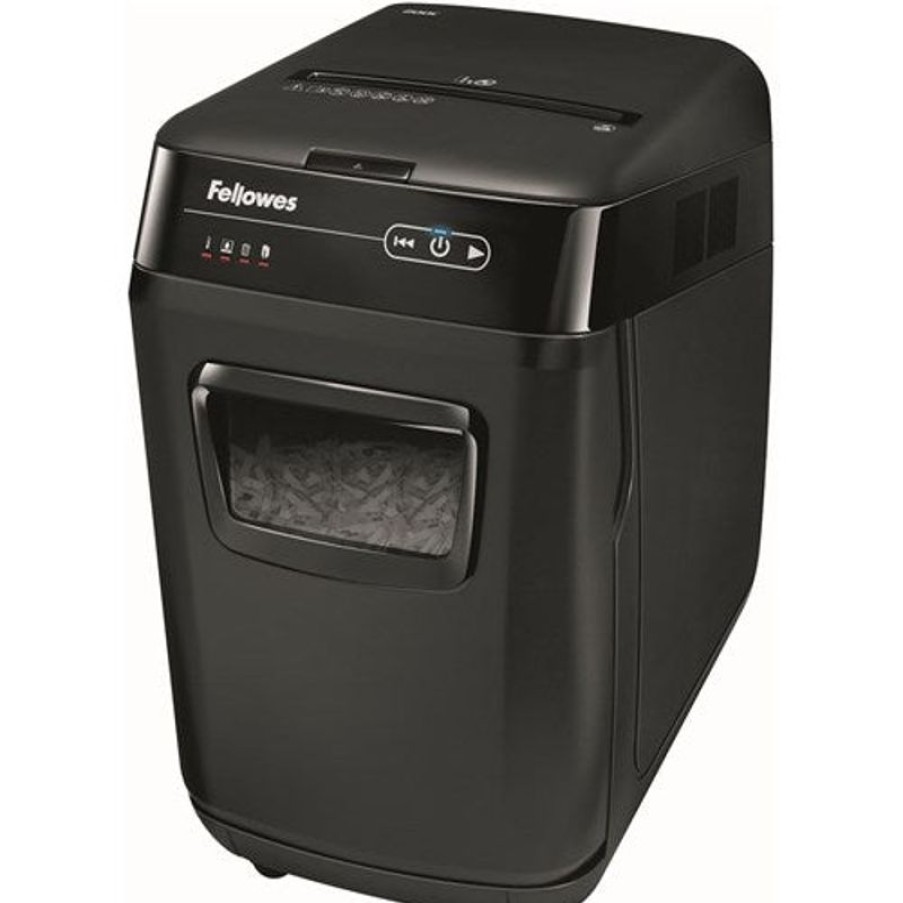 Shredders | Fellowes Fellowes Automax 200C Cross-Cut Shredder Black