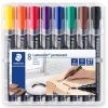 Markers & Highlighters | Staedtler Staedtler 352 Lumocolor Permanent Marker Bullet 2Mm Assorted Wallet Of 8