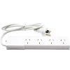 Telephones & Accessories | Moki The Brute Power Co. 4 Socket Powerboard White