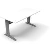 Office Furniture | RapidLine Rapidline Deluxe Rapid Span Straight Desk 1200W X 750D X 730Mmh Natural White/Silver