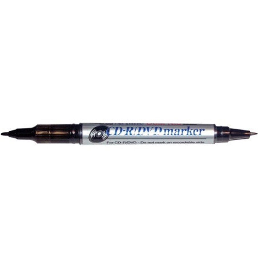 Telephones & Accessories | Artline Artline 841 Cd-R/Dvd Marker Dual Nib 1Mm / 0.4Mm Black Box12