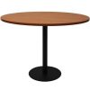 Office Furniture | RapidLine Rapidline Disc Base Round Table 1200D X 755Mmh Cherry Top Black Base