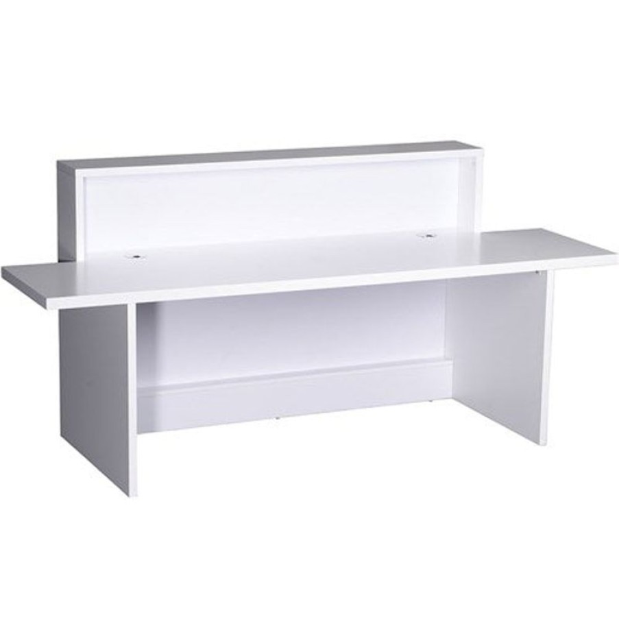 Office Furniture | RapidLine Rapidline 5-O Reception Counter 2400W X 848D X 1100Mmh Gloss White