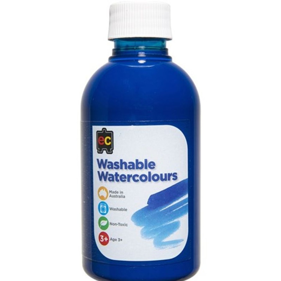 School Supplies/Art & Craft | EC Ec Washable Watercolour Paints 250Ml Blue