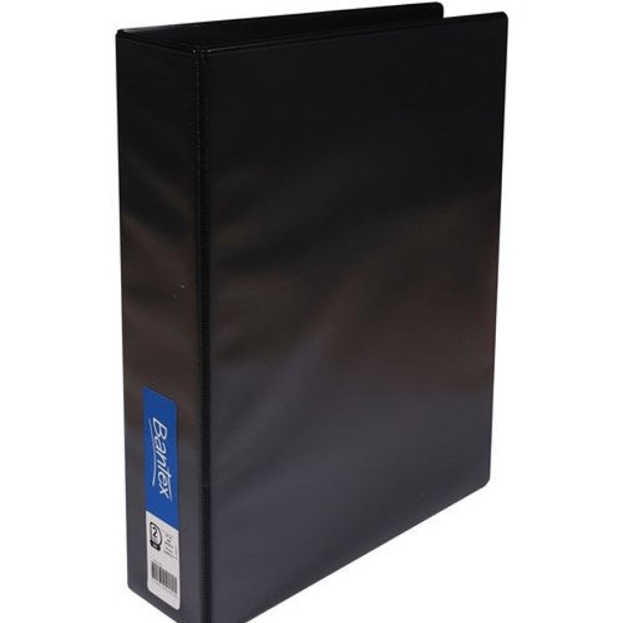 Telephones & Accessories | Bantex Bantex Insert Binder Standard A4 2D Ring 38Mm Black