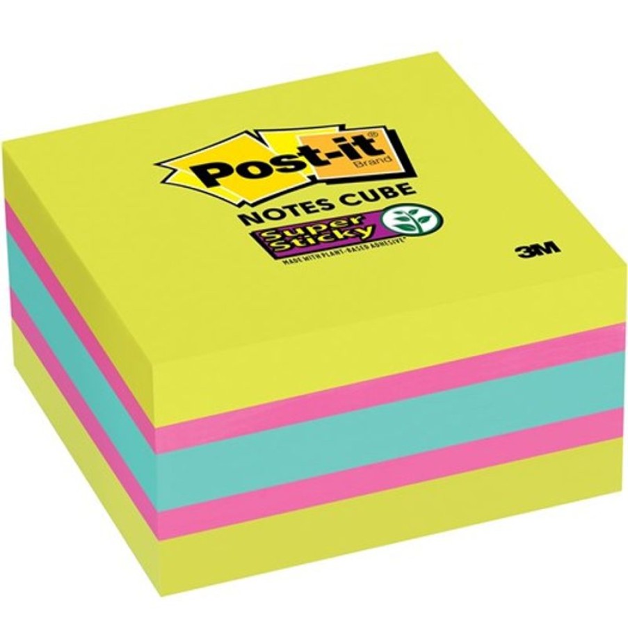 Notes & Flags | Post-It Post-It 2027-Ssgfa Super Sticky Notes 76Mmx76Mm Bright Assorted 360 Sheets