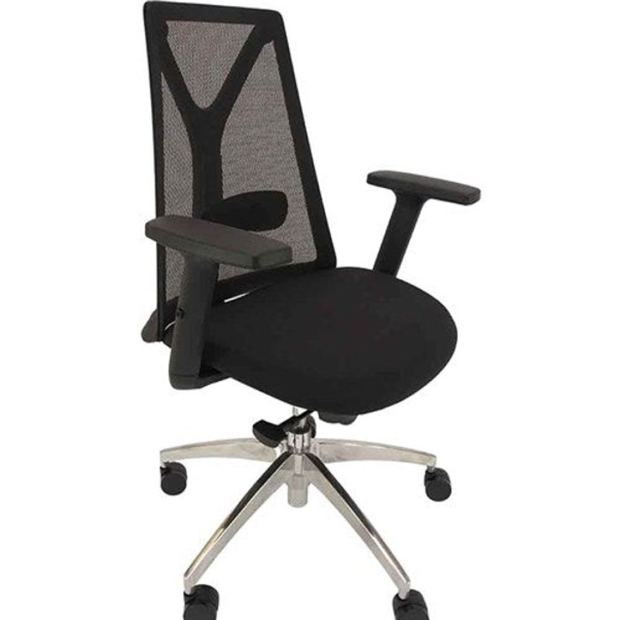 Chairs & Accessories | K2 Office K2 Ntr Anchor Executive Chair Mesh Back With Arms Stylish Black Frame