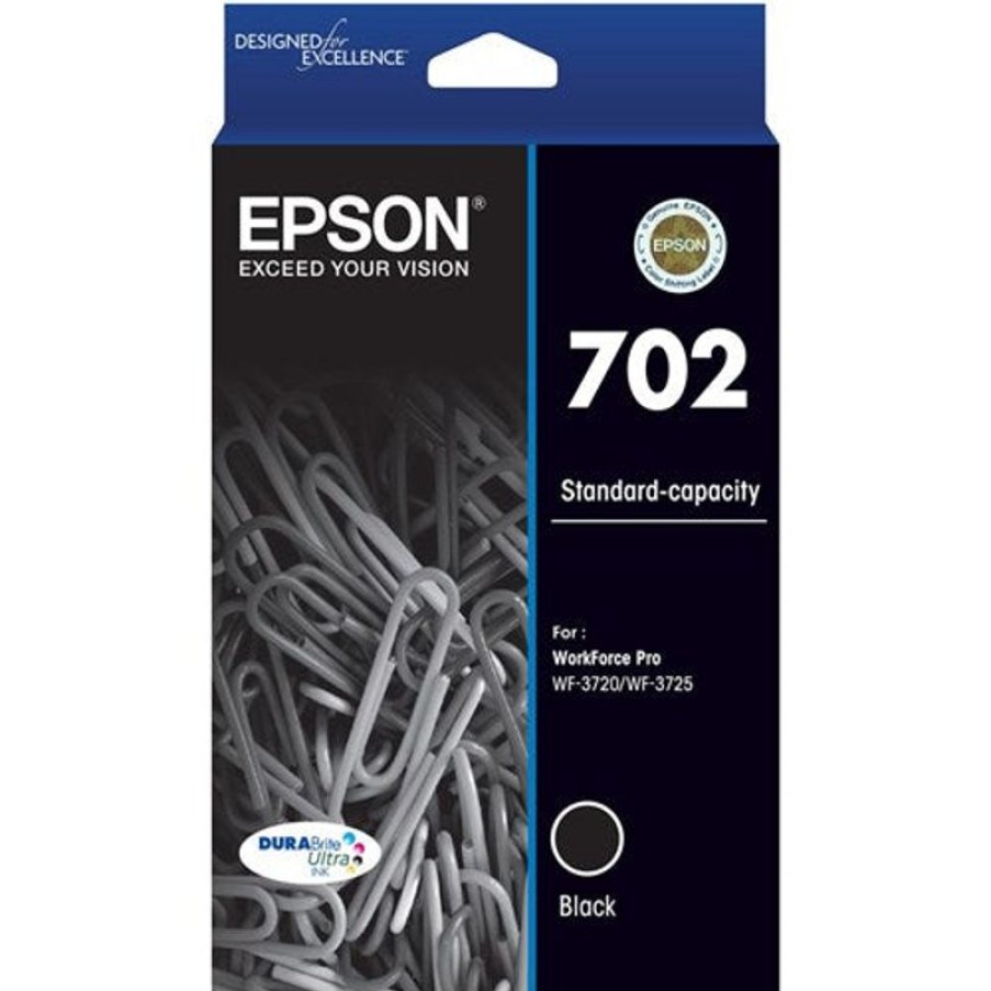 Inkjets | Epson Epson C13T344192 - 702 Ink Cartridge Black