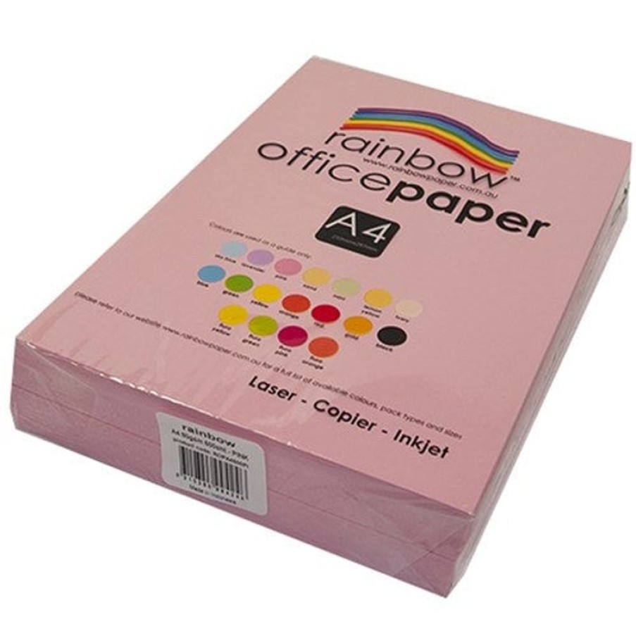 Telephones & Accessories | Rainbow Rainbow Office Copy Paper A4 80Gsm Pink Ream Of 500