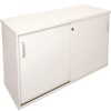 Office Furniture | RapidLine Rapidline Rapid Span Credenza 1200W X 450D X 730Mmh Lockable Sliding Doors White