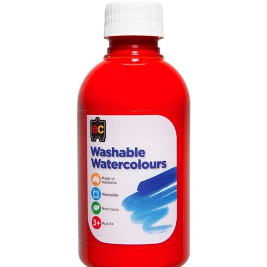 School Supplies/Art & Craft | EC Ec Washable Watercolour Paints 250Ml Orange