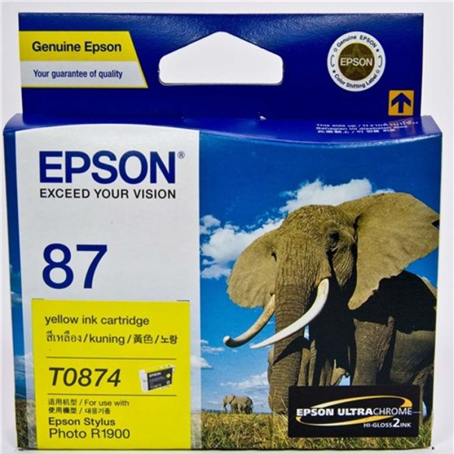 Inkjets | Epson Epson C13T087490 - T0874 Ink Cartridge Yellow