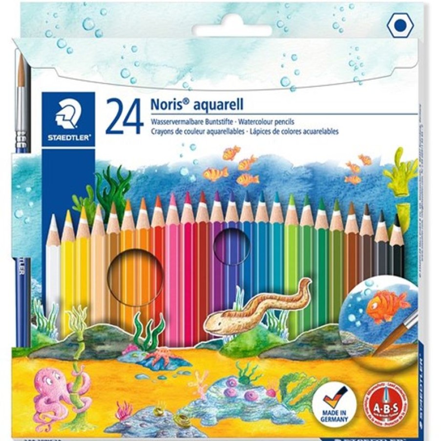 School Supplies/Art & Craft | Staedtler Staedtler Noris Aquarell Watercolour Pencils Assorted Pack Of 24