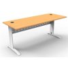 Office Furniture | RapidLine Rapidline Rapid Span Straight Desk 1800W X 700D X 730Mmh Beech/White