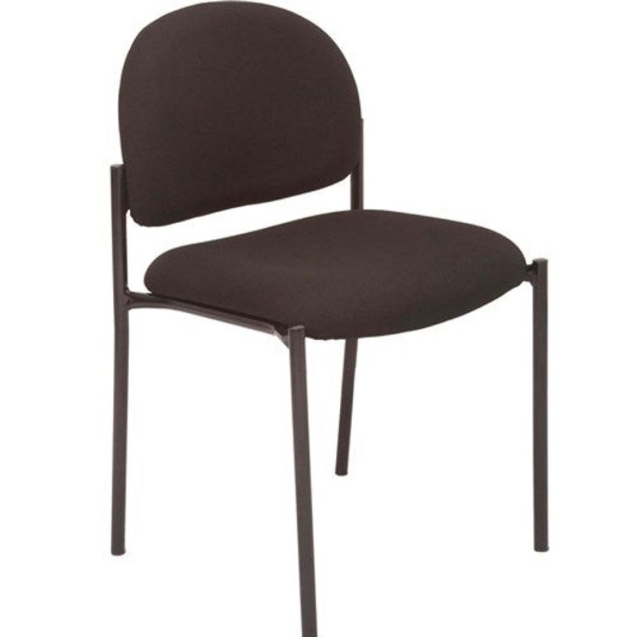 Chairs & Accessories | RapidLine Rapidline V100 4 Leg Visitor Chair Padded Fabric Seat And Back