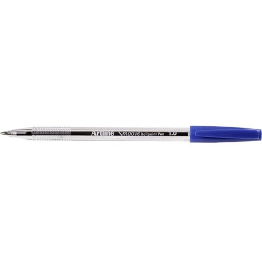 Telephones & Accessories | Artline Artline 8210 Smoove Ballpoint Pen Medium 1Mm Blue Pack12