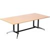 Office Furniture | RapidLine Rapidline Typhoon Boardroom Table 2400W X 1200D X 750Mmh Beech Top Black Frame