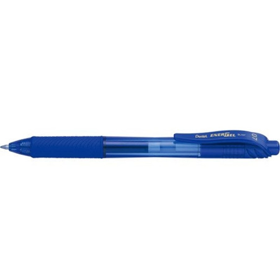 Pens | Pentel Pentel Bl107 Energel X Gel Pen Retractable Fine 0.7Mm Blue Pack12