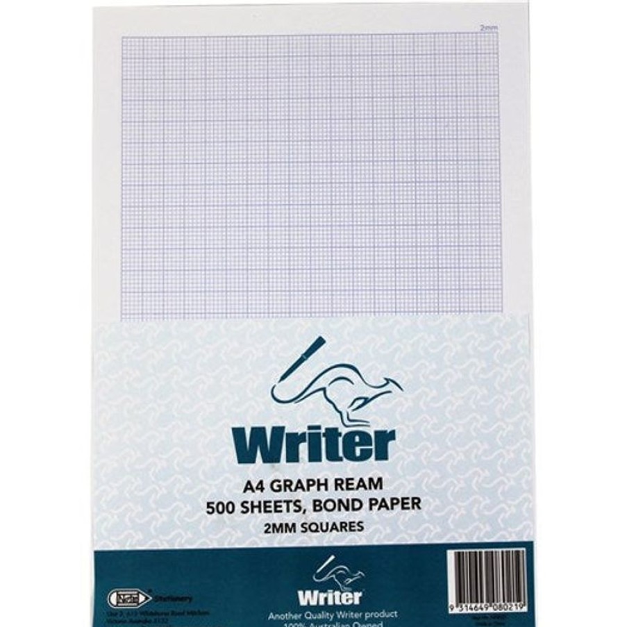 Labelling Machines & Accessories | Writer Writer A4 Exam Paper 2Mm Graph Portrait Ream Of 500