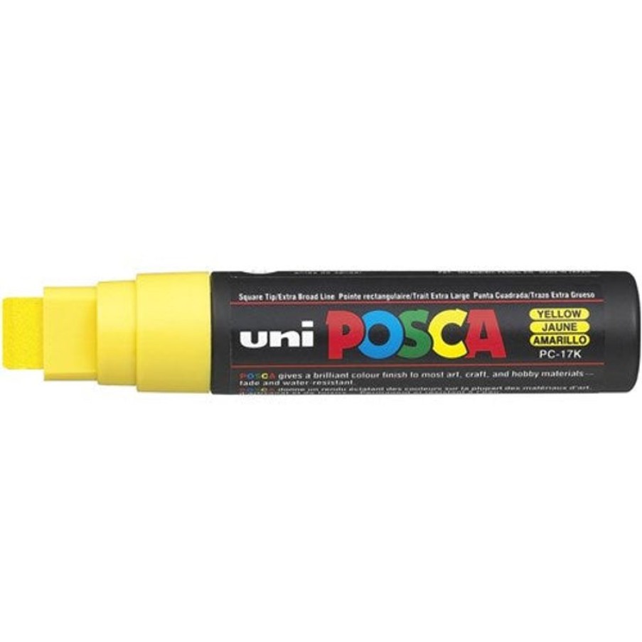 Markers & Highlighters | POSCA Uni Posca Paint Marker Pc-17K Extra Broad 15Mm Tip Yellow