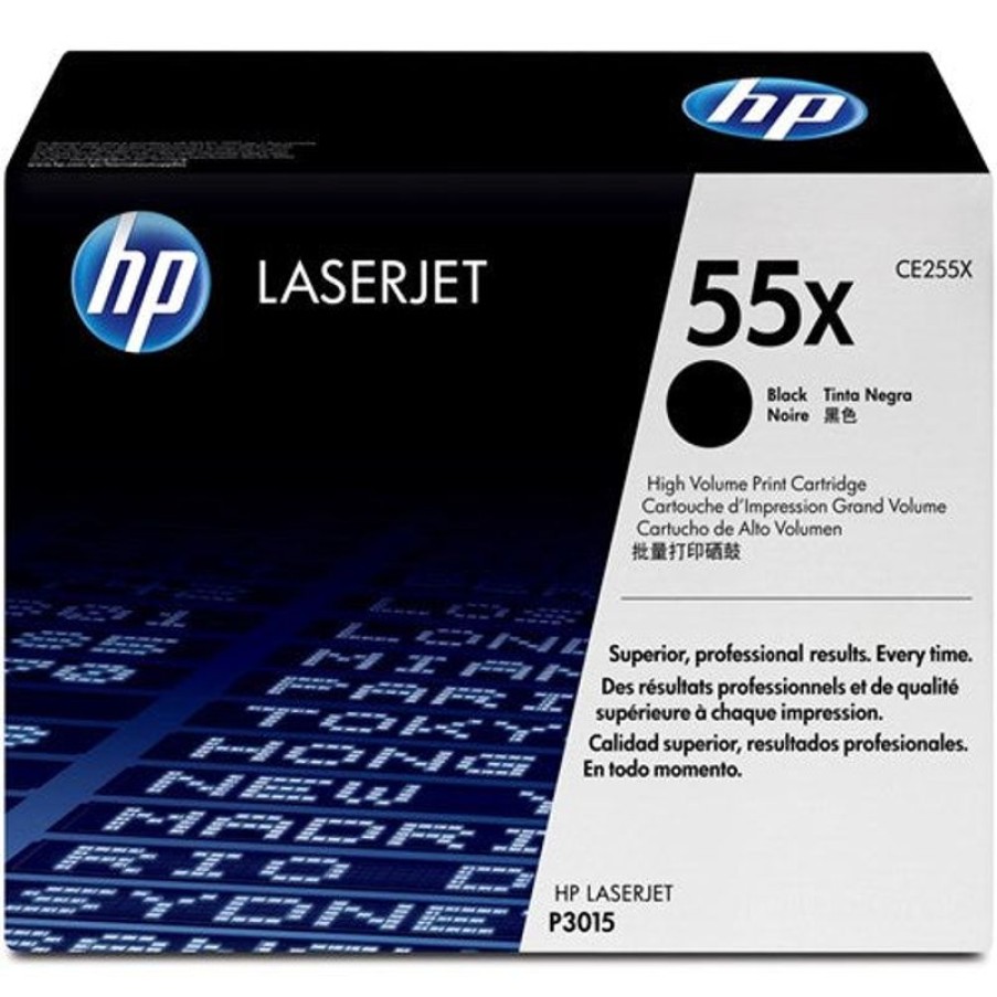 Toner | HP Hp 55X Laserjet Toner Cartridge High Yield Black Ce255X