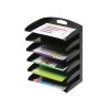 Desk Top Accessories | Marbig Marbig Desktop Organiser 6 Tier Metal 385L X 230D X 500Mmh Black