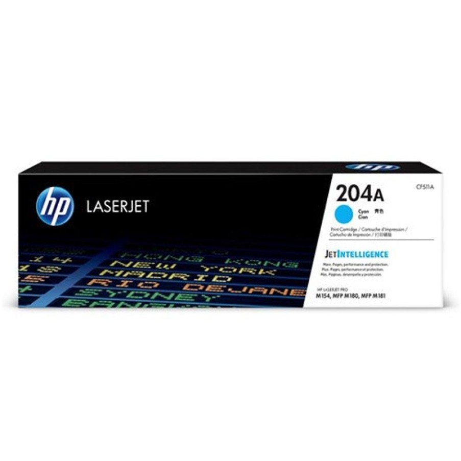 Toner | HP Hp 204A Laserjet Toner Cartridge Cyan Cf511A