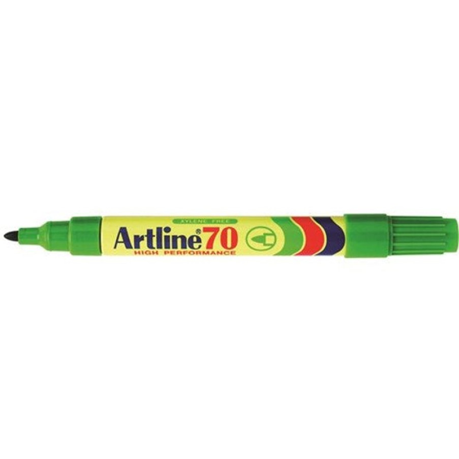 Telephones & Accessories | Artline Artline 70 Permanent Marker Bullet 1.5Mm Green Box12