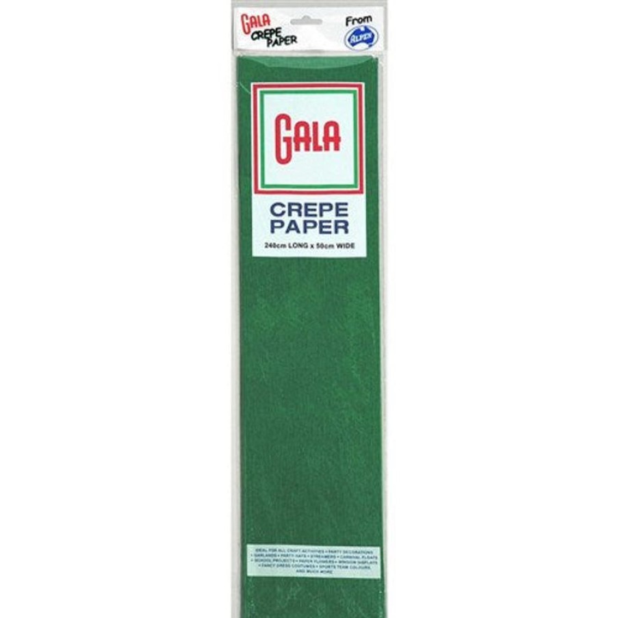 Telephones & Accessories | Alpen Alpen Gala Crepe Paper 240X50Cm National Green Pack Of 12