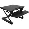 Office Furniture | RapidLine Rapidline Rapid Riser Manual Desk Riser Small 680W X 590D X 120-500Mmh Black