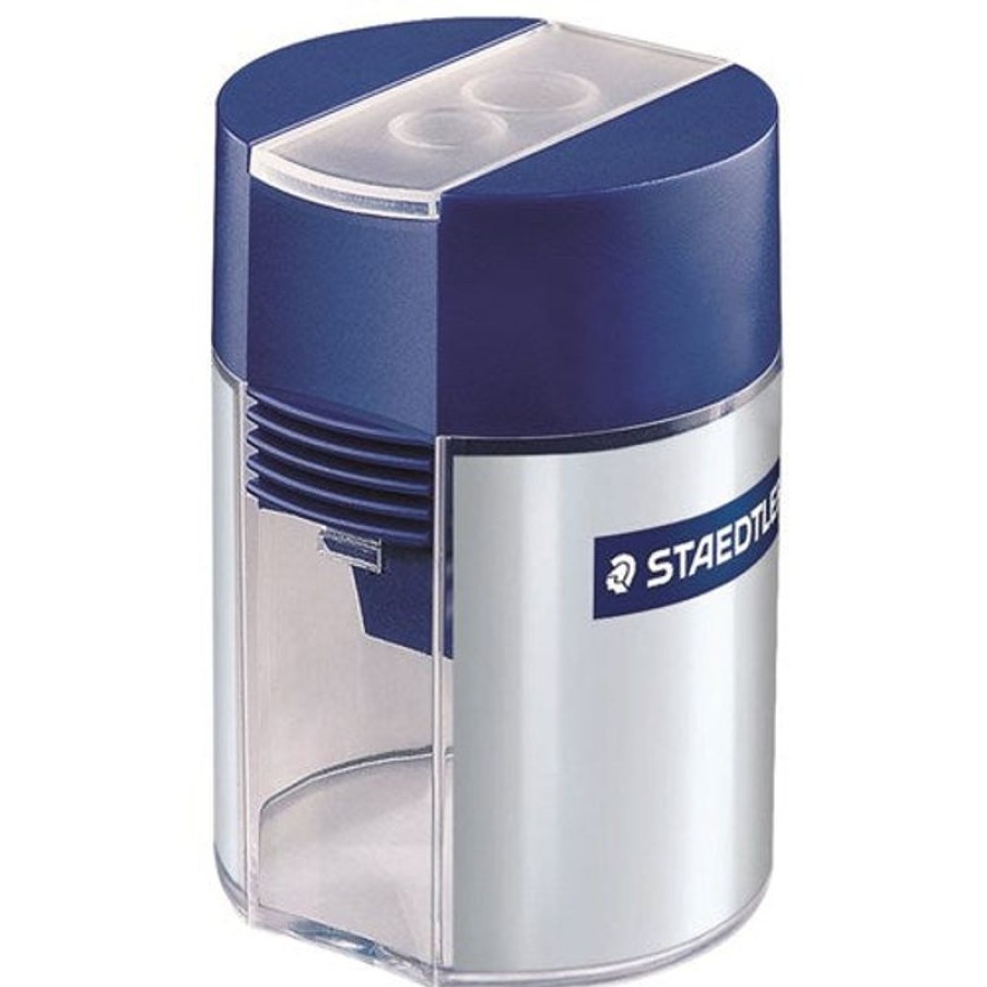 Pencils | Staedtler Staedtler Tub Sharpener Double Hole Blue