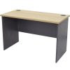 Office Furniture | RapidLine Rapidline Rapid Worker Desk 1500W X 750D X 730Mmh Oak And Ironstone