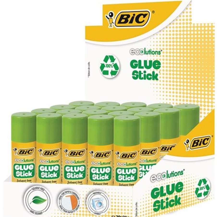 Tapes & Adhesives | Bic Bic Eco Glue Stick 21G Box Of 20