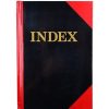 Paper, Post & Books/Books | Cumberland Cumberland Black & Red Notebook Gloss A5 100 Leaf Indexed