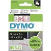 Labelling Machines & Accessories | Dymo Dymo D1 Label Cassette Tape 12Mmx7M Red On White