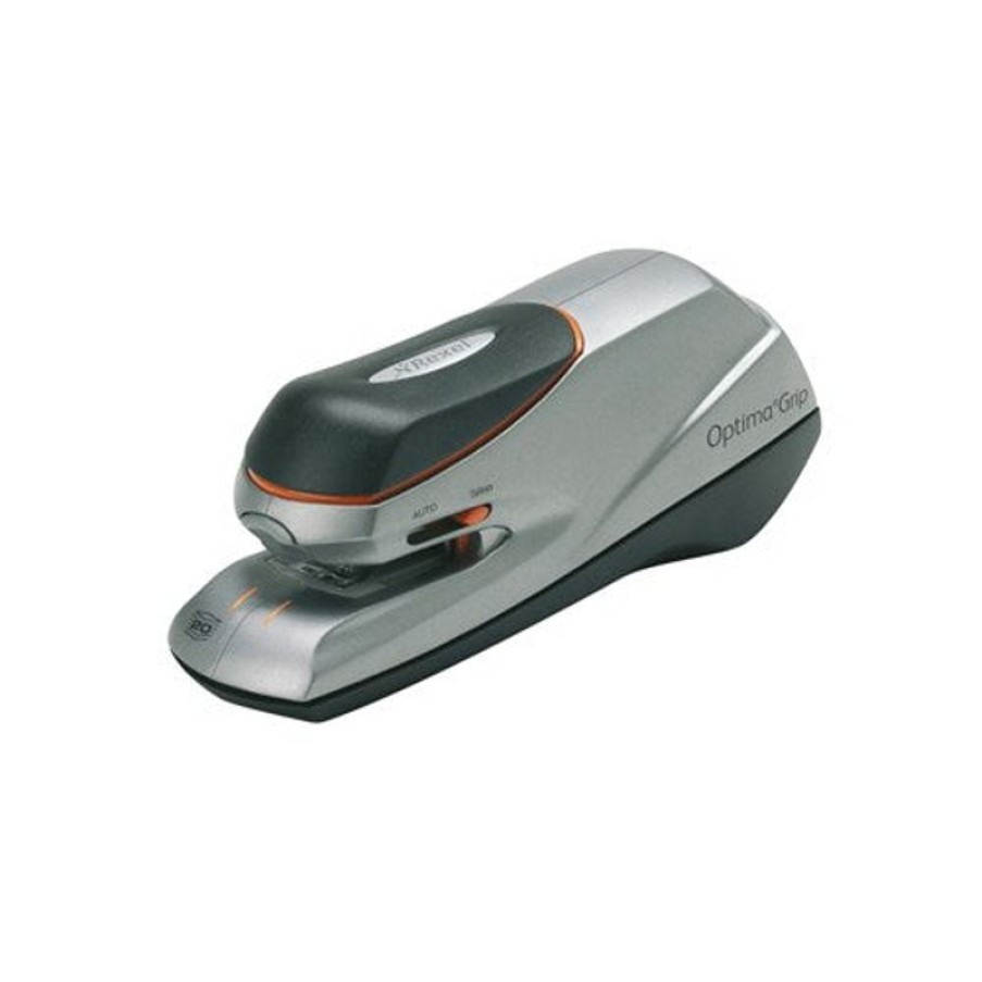 Staplers | Rexel Rexel Optima Grip Electric Stapler 20 Sheet Capacity Silver And Black