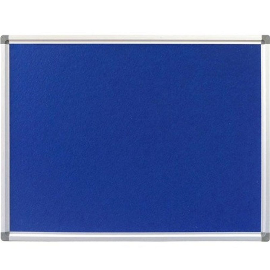 Whiteboards & Memo Boards | RapidLine Rapidline Pinboard 1800W X 15D X 1200Mmh Blue Felt Aluminium Frame