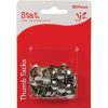 Clips & Fasteners | Stat Stat Thumb Tacks Pack Of 100 Silver