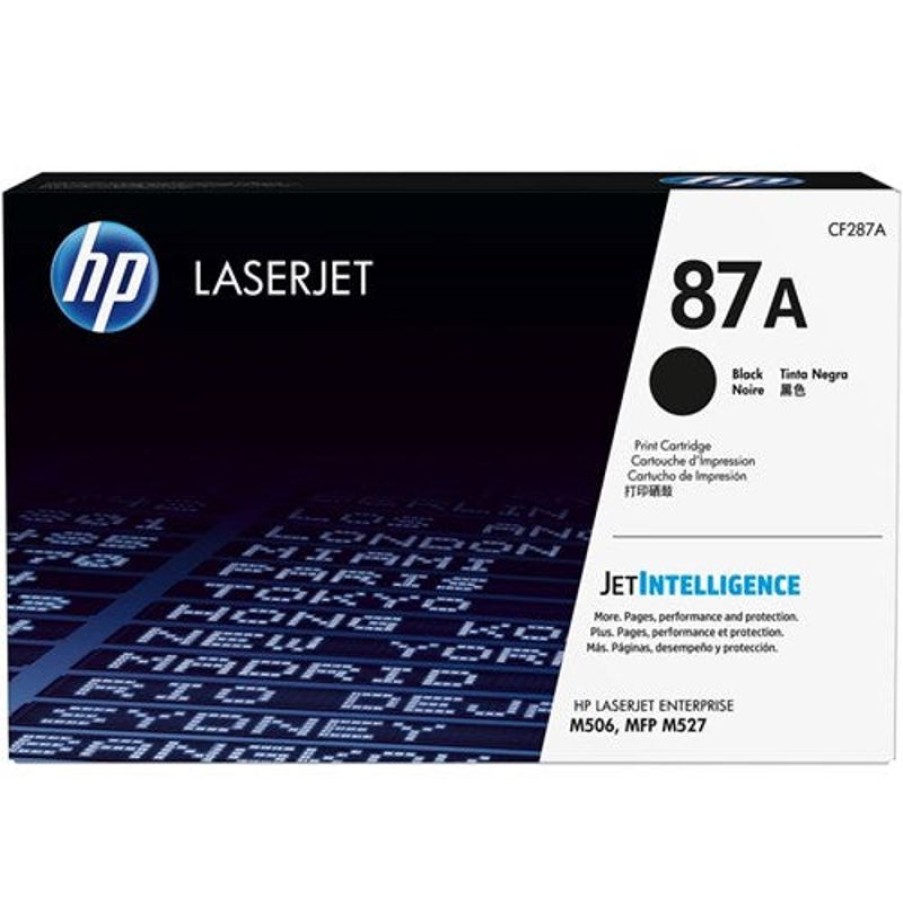 Toner | HP Hp 87A Laserjet Toner Cartridge Black Cf287A