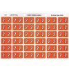 Telephones & Accessories | Avery Avery Numeric Coding Label 2 Side Tab 25X38Mm Orange Pack Of 180