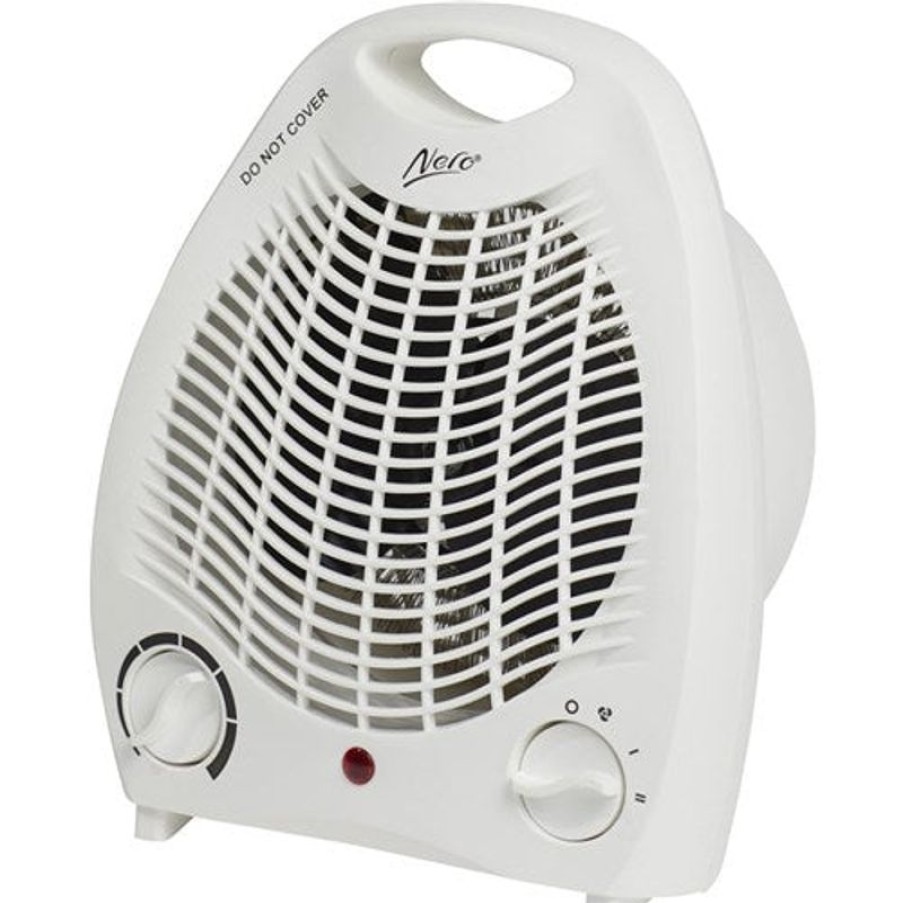 Desk Top Accessories | Nero Nero Portable Fan Heater 2000W White