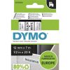 Labelling Machines & Accessories | Dymo Dymo D1 Label Cassette Tape 12Mmx7M Black On White