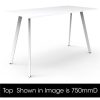 Office Furniture | RapidLine Rapidline Eternity High Bar Table 1800W X 900D X 1050Mmh White Top White Frame