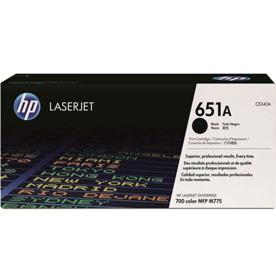 Toner | HP Hp 651A Laserjet Toner Cartridge Black Ce340A