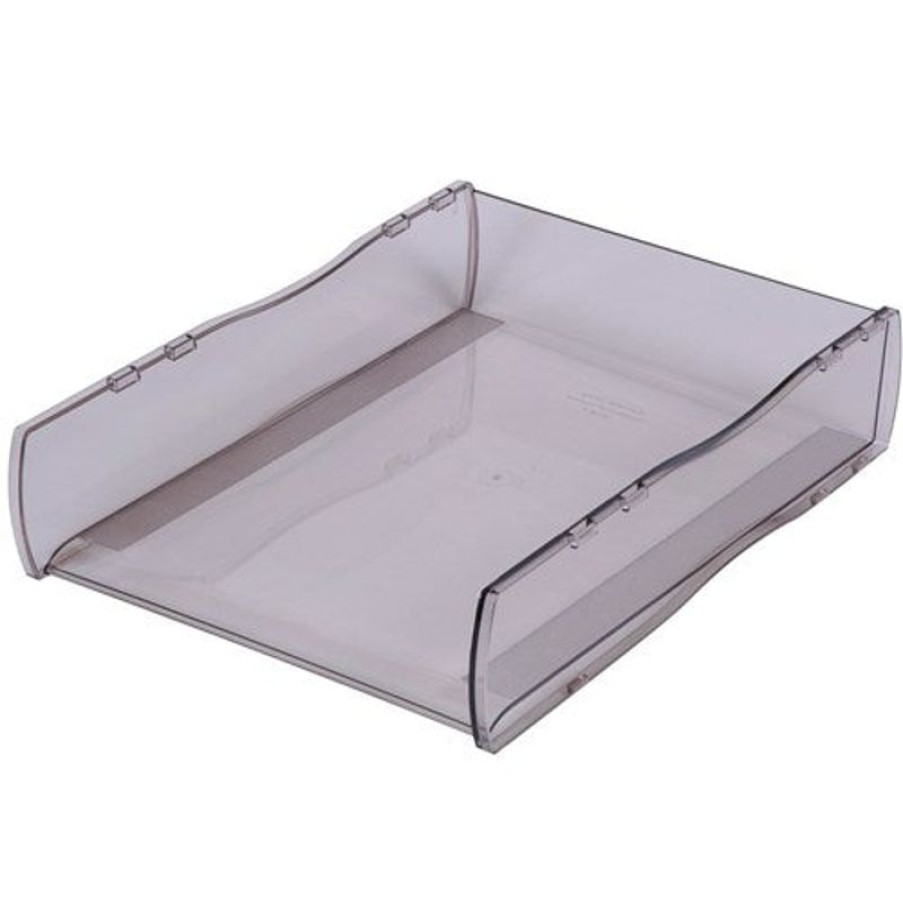 Desk Top Accessories | Esselte Esselte Nouveau Document Tray Smoke